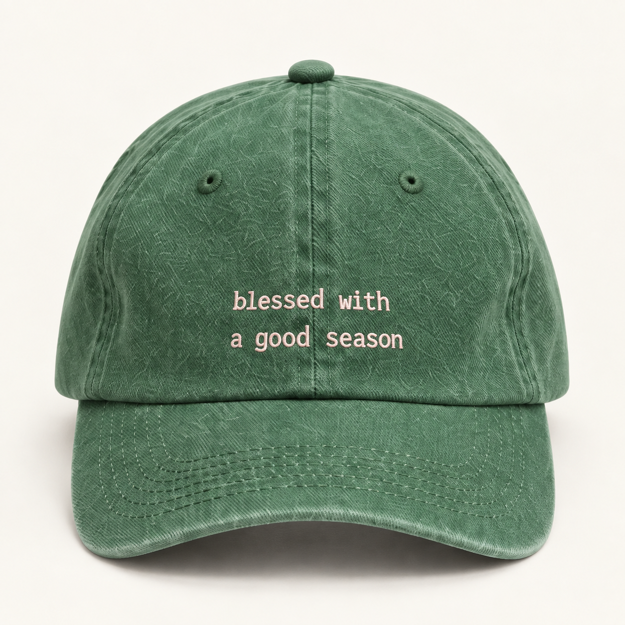 blessed with a good season · green